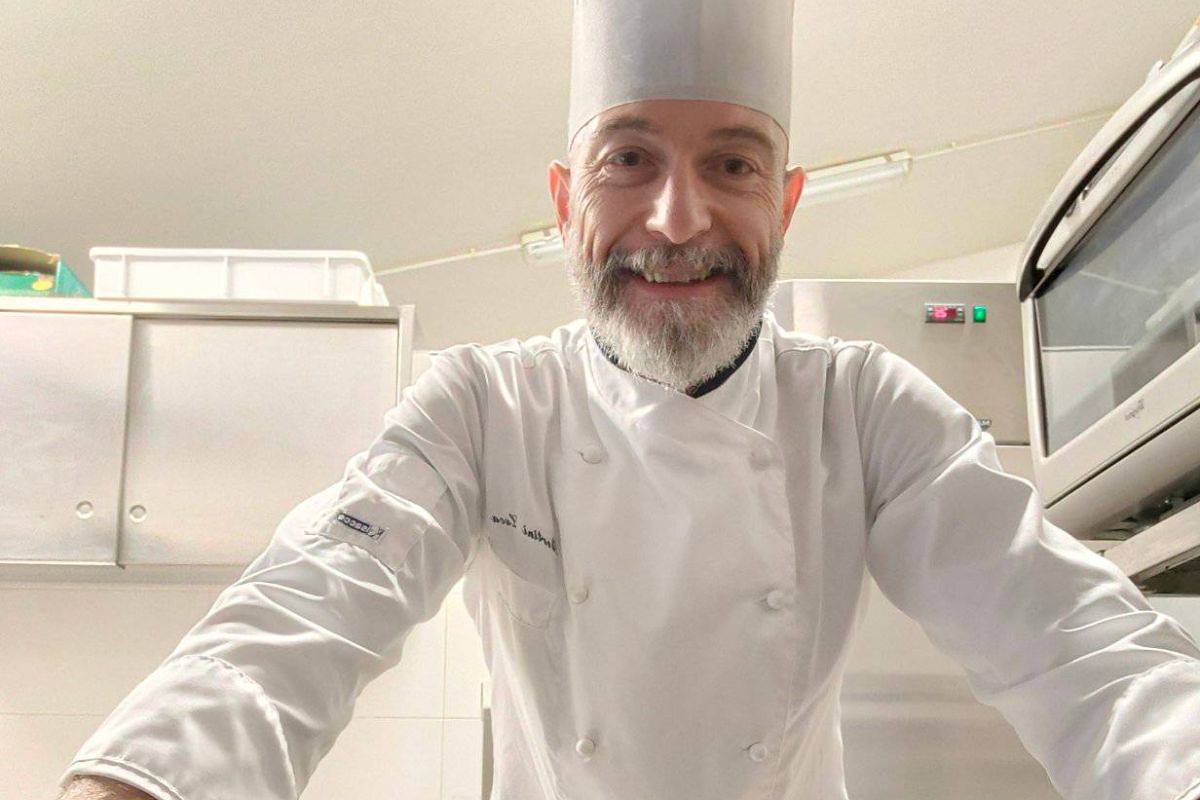 Lo chef patron Luca Bertini