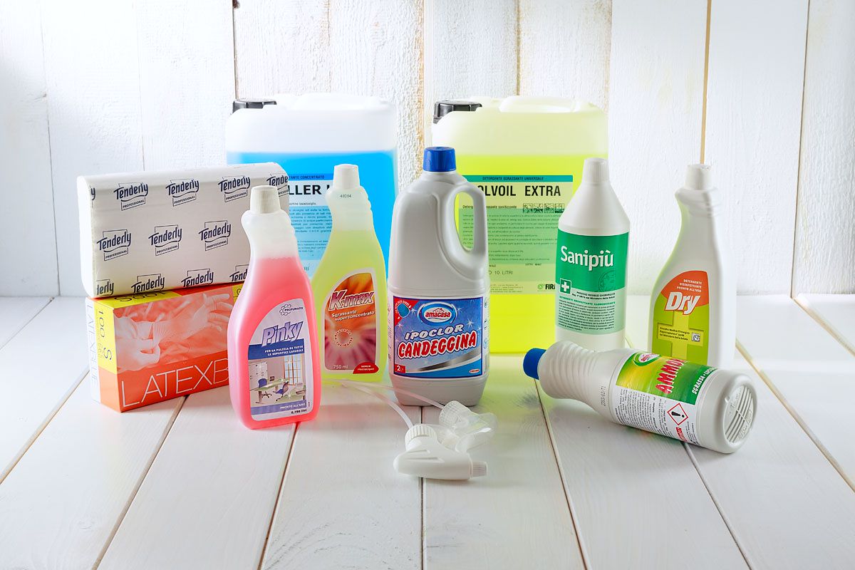 Detergenti, accessori per l