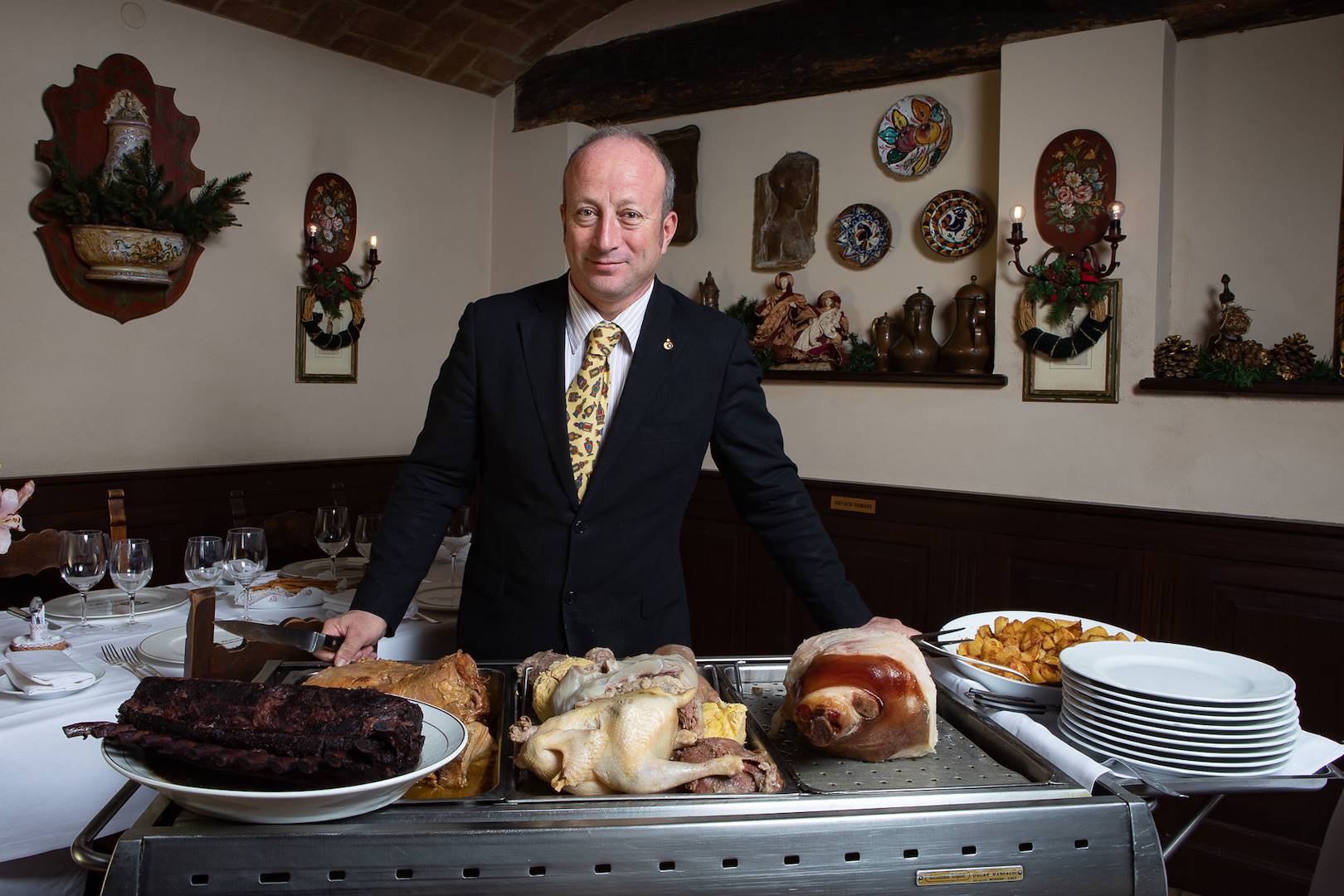 Abbiamo preso in prestito una foto di uno dei locali di riferimento per il carrello del bollito: Clinica Gastronomica Arnaldo di Rubiera