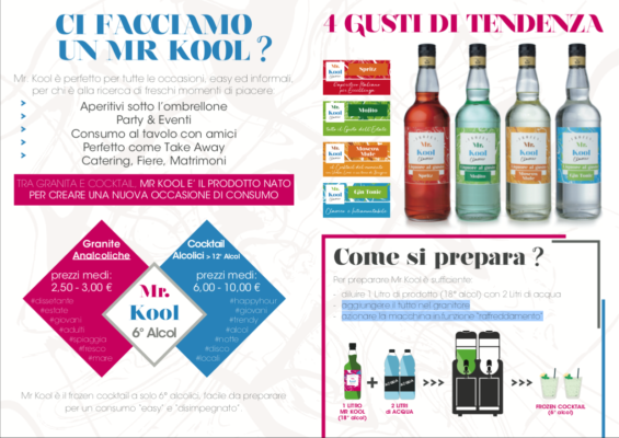 Mr. Cool, il concentrato perfetto per realizzare cocktail di tendenza