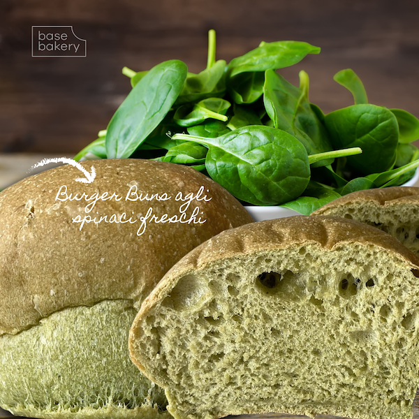 Novità Base Bakery: il bun verde agli spinaci