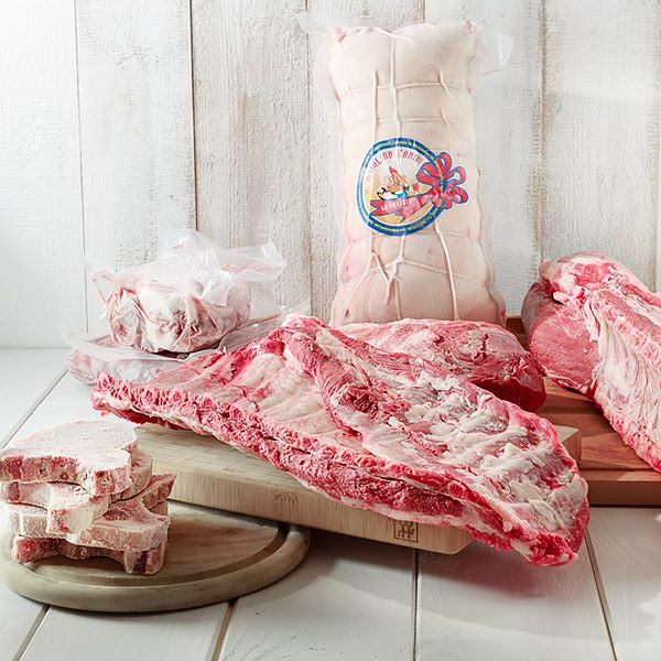 Carne suino congelata